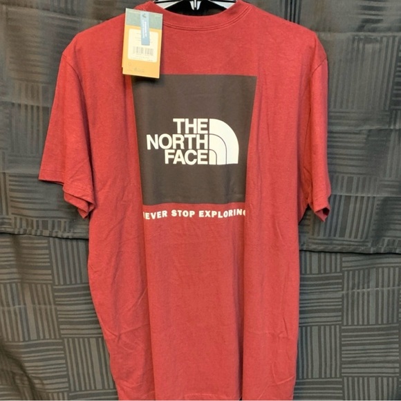 The North Face Men's Vibrant Red Tee - Picture 5 of 6